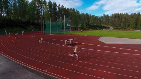 Ukonniemen uusitulla urheilukentällä käydään kesällä 21 lukuisia yleisurheilukilpailuja