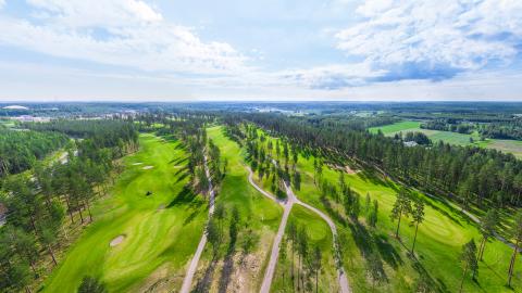 ilma kuva saimaa golfista